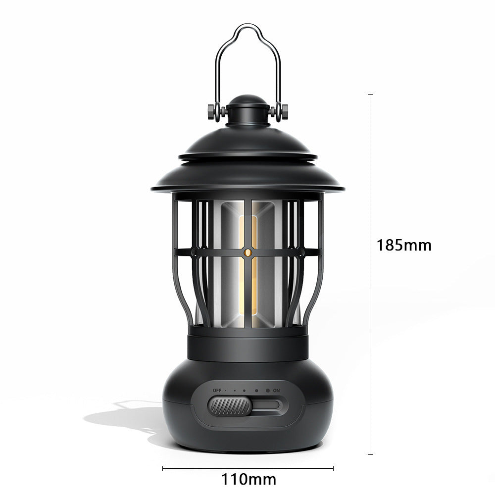 2025 Outdoor Camping Lantern - Vintage Style USB Rechargeable Tent Light, Ambient Mood Lighting For Camping, Gift Idea