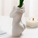 Decorative Art Ornaments Of Human Ceramic Vases