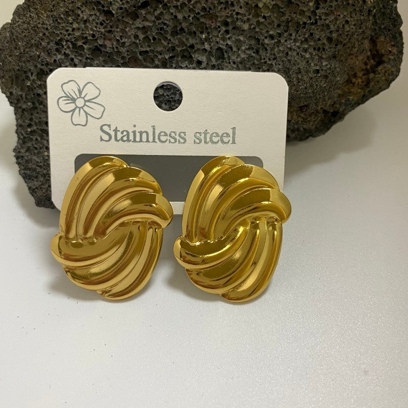 Minimalist Stainless Steel Jewelry Earrings