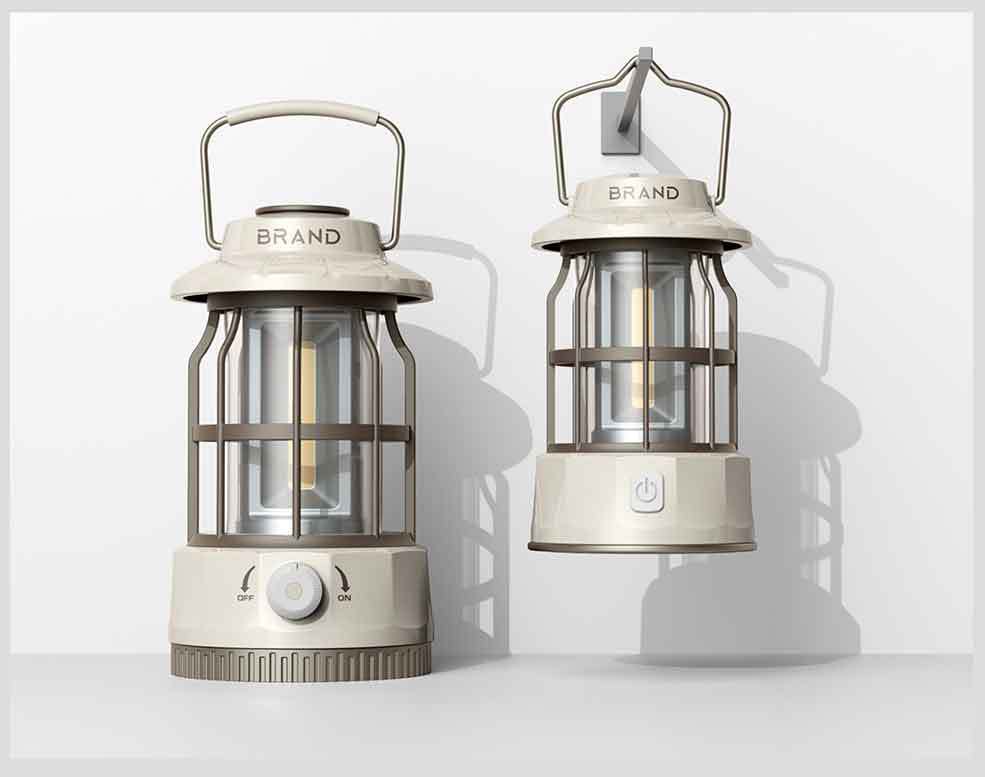 2025 Outdoor Camping Lantern - Vintage Style USB Rechargeable Tent Light, Ambient Mood Lighting For Camping, Gift Idea