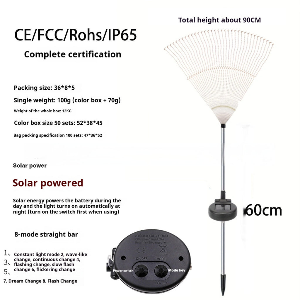 Solar Powered Fireworks Lights For Ambient Lighting