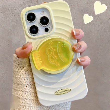 Personalized Gradient Ripple Circle For 15 Phone Cases