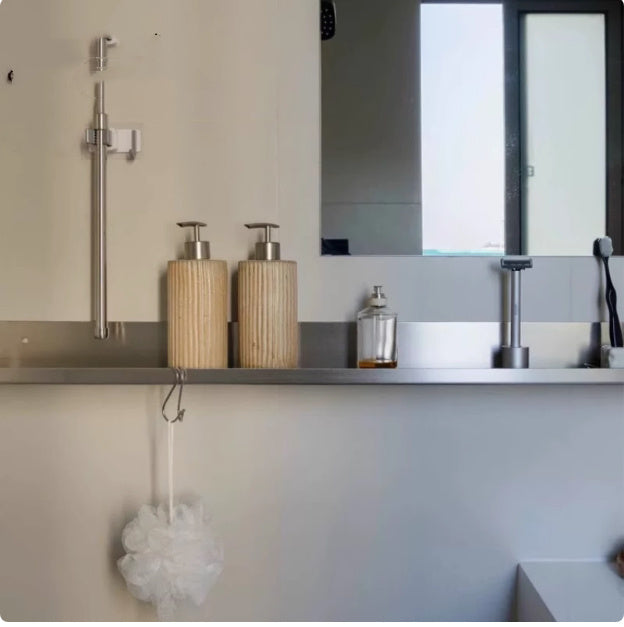 Minimalist Stainless Steel Storage Rack