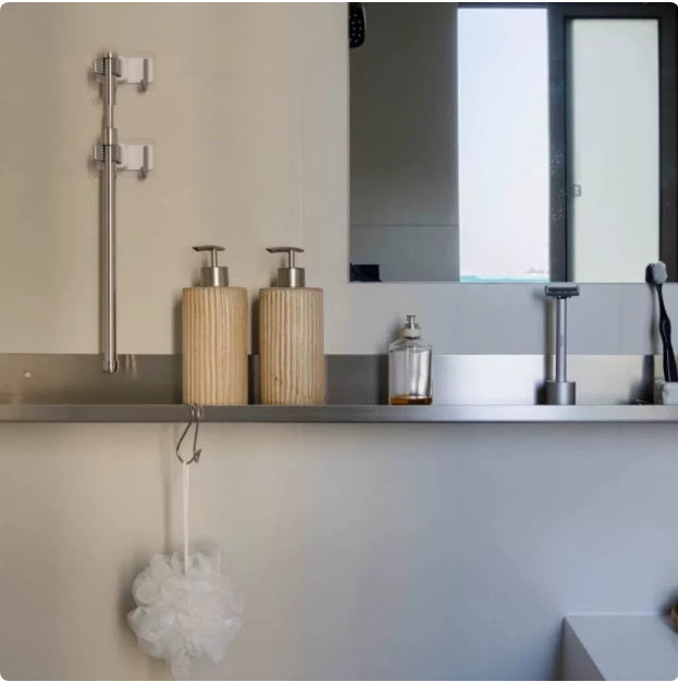 Minimalist Stainless Steel Storage Rack