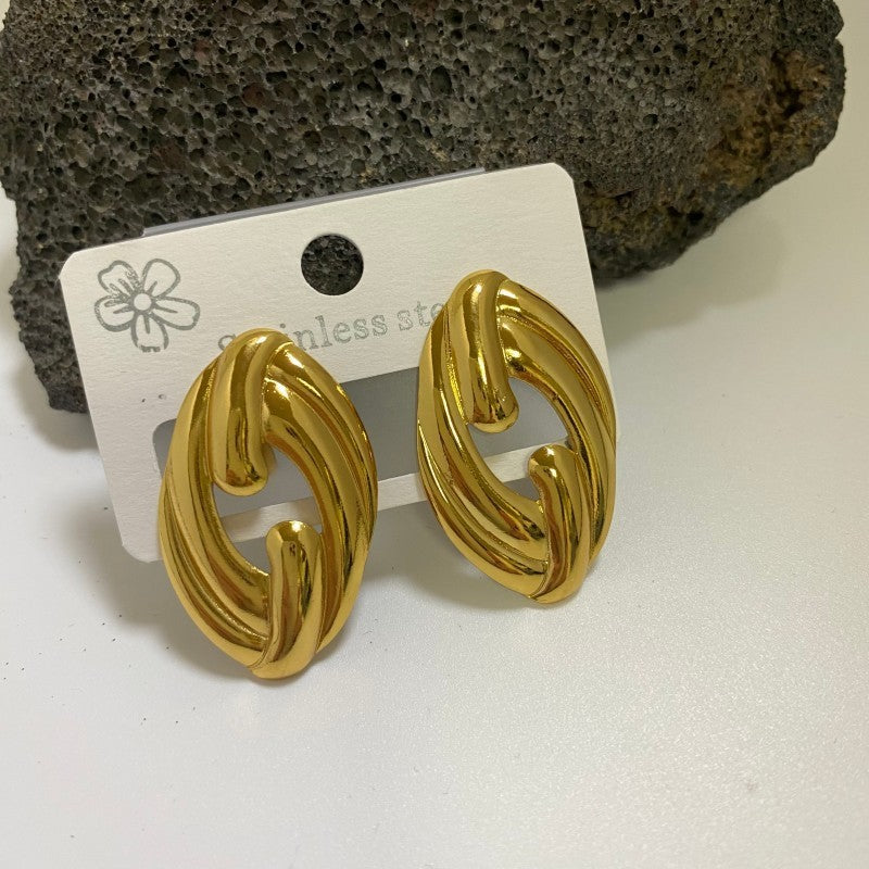 Minimalist Stainless Steel Jewelry Earrings