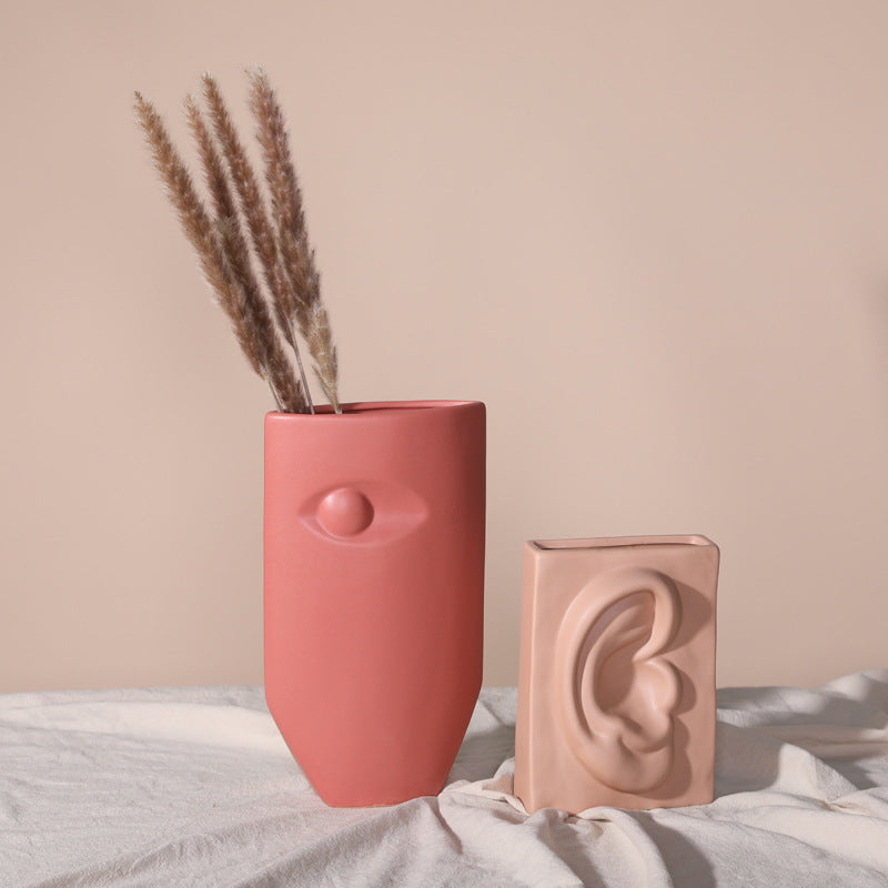 Abstract Art Ornaments Of Ceramic Vases